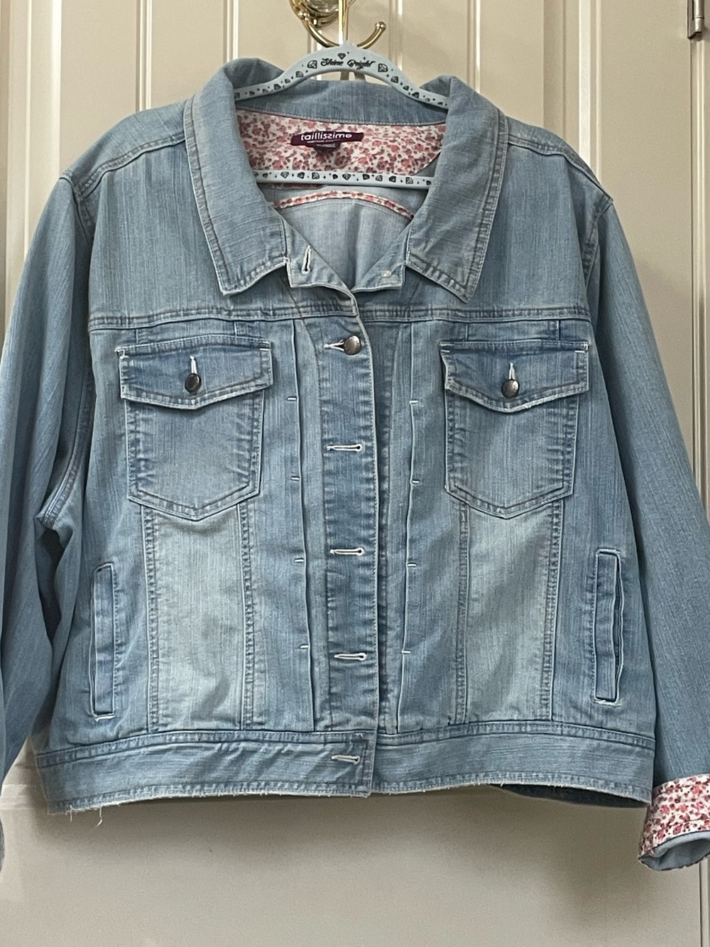 Light Blue Denim Jacket - Women's Classic Jean Coat